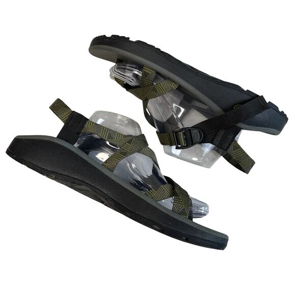 Chaco Sandals Green Mens SZ 12 Cloud 2 Adjustable Straps Hiking Water Shoe - Picture 7 of 8